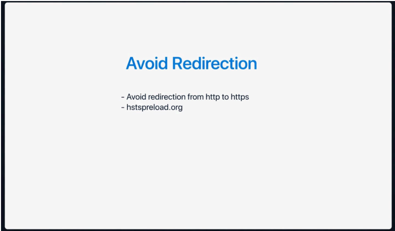 avoid-redirection